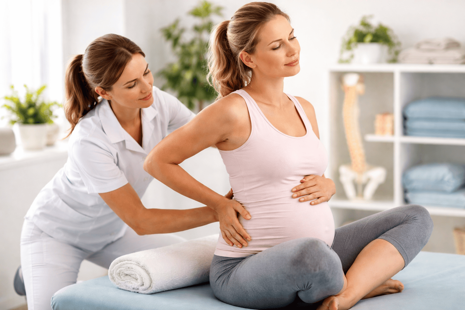 Physiotherapie in der Schwangerschaft: sanfte Entlastung bei Rückenschmerzen